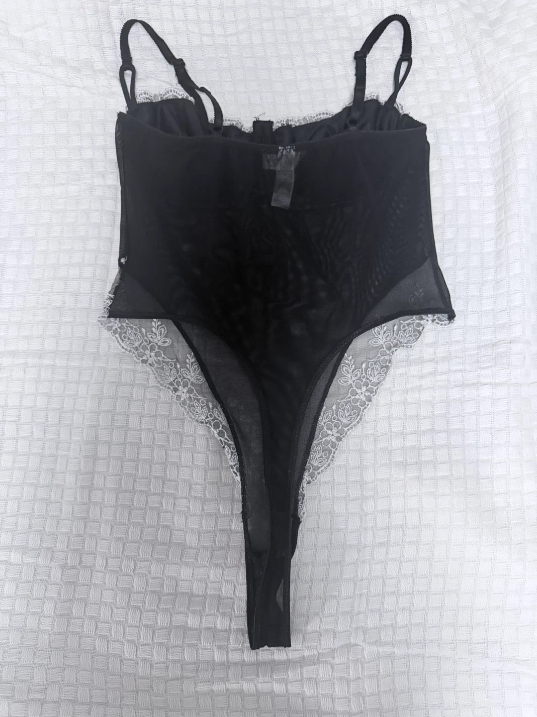 Papillon Blanc Black Lingerie Bodysuit - photo 4