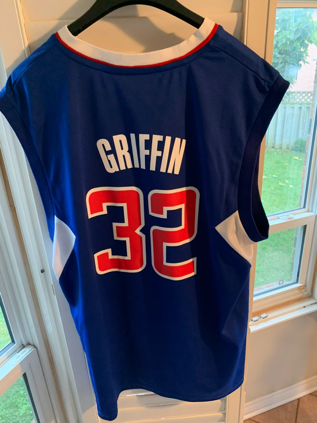 Los Angeles Clippers Griffin #32 Royal Blue NBA Jersey Adidas - photo 4
