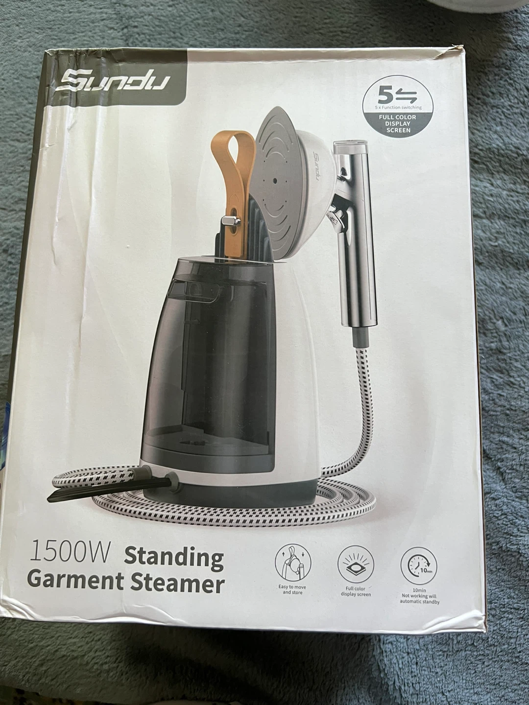 Sundu 1500W Standing Garment Steamer - photo 2