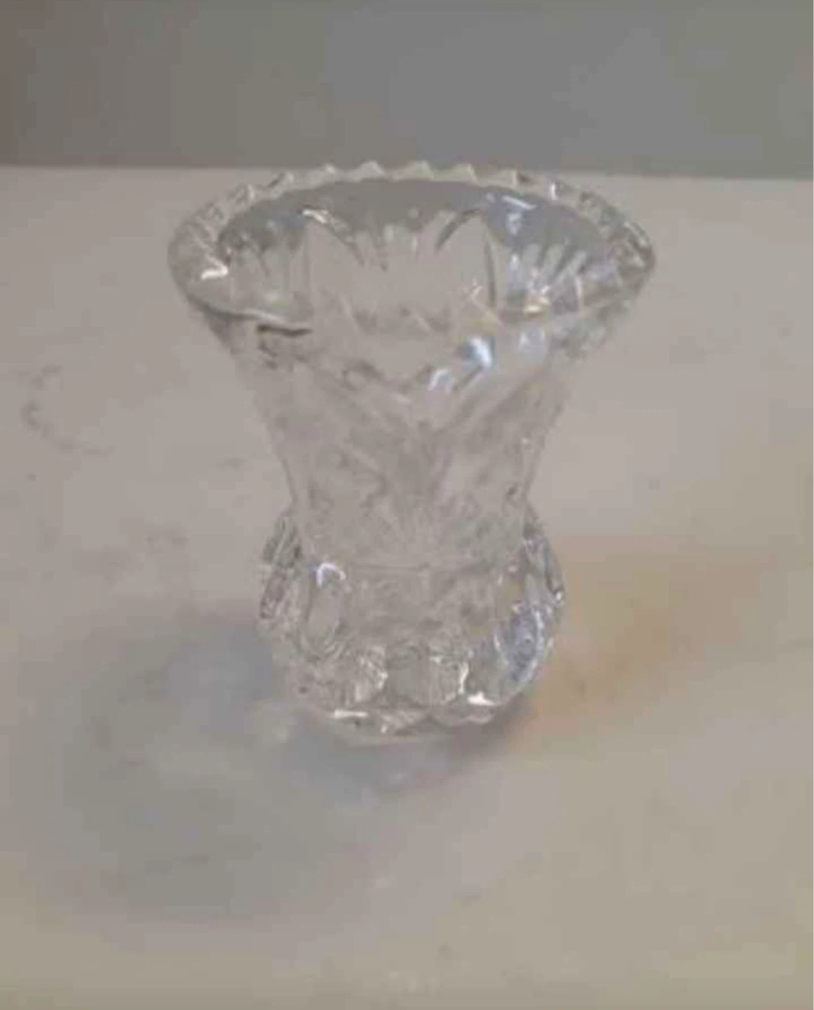 Small Crystal Bud Vase - photo 2