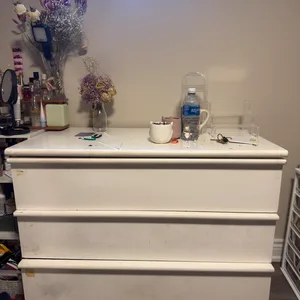 White 3-Drawer Dresser