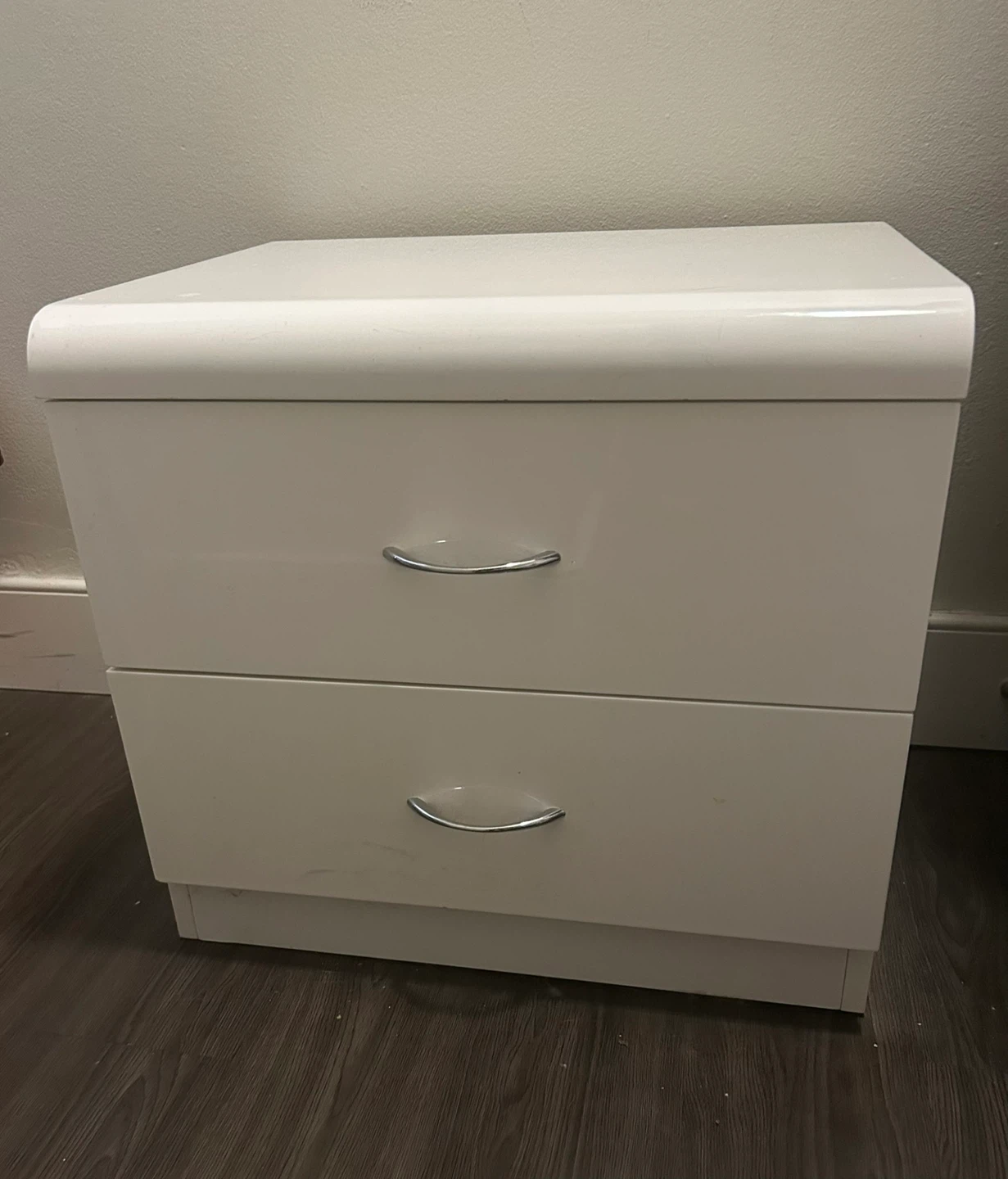 White nightstand