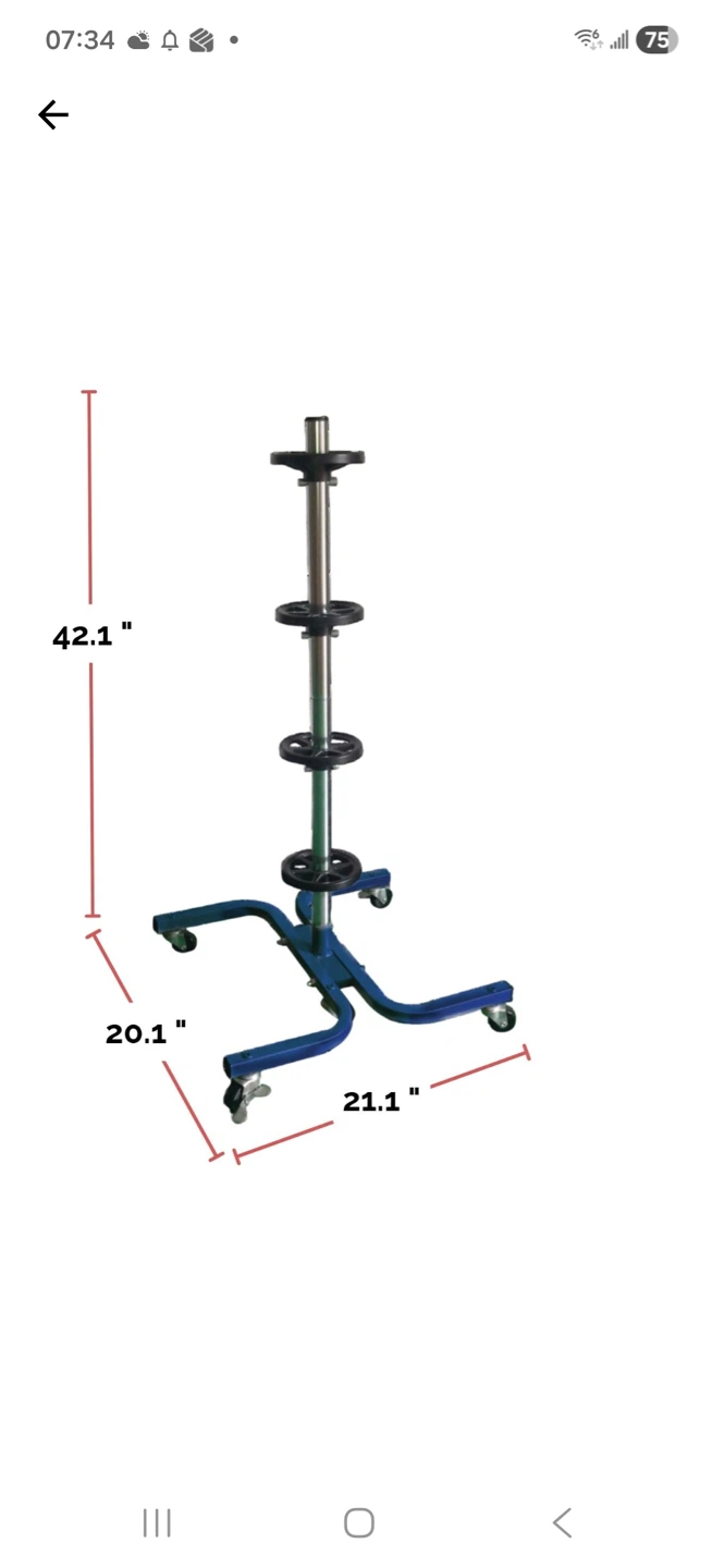 Tire stand with wheels - photo 5