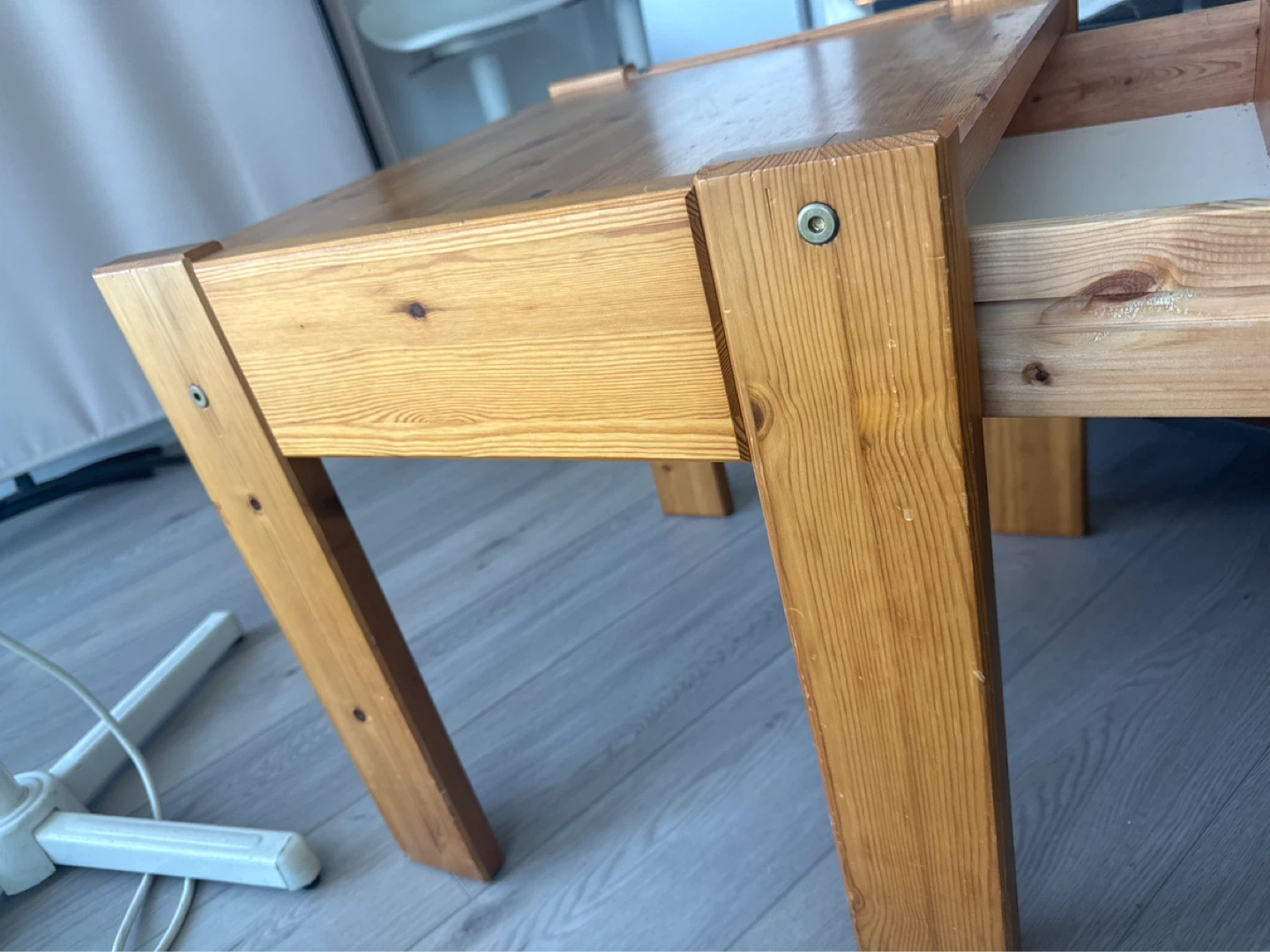 Wooden Side Table with Drawer - photo 3