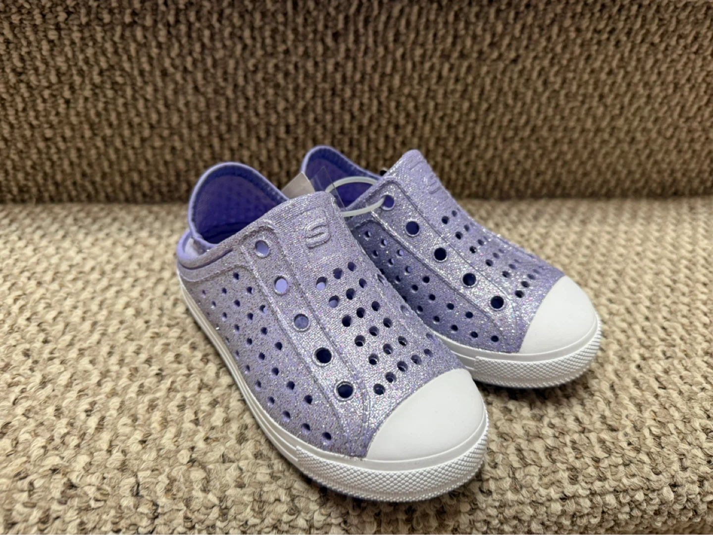 Skechers Kids' Purple Glitter Clogs Size 9 toddler - photo 2
