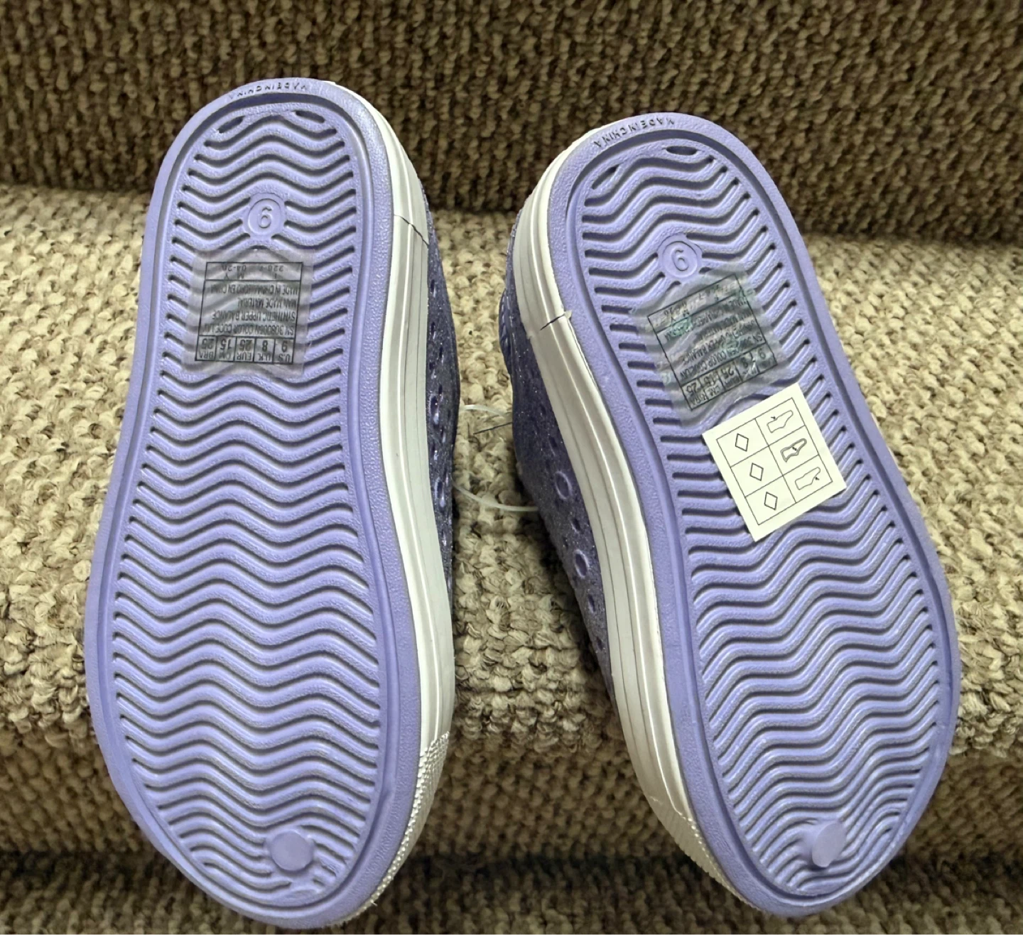 Skechers Kids' Purple Glitter Clogs Size 9 toddler - photo 3