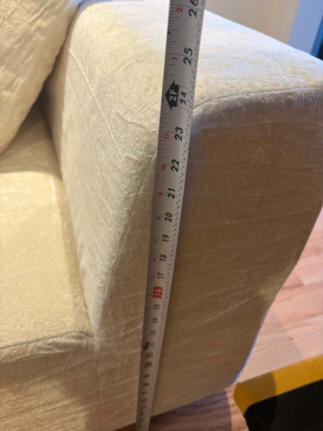 Cream Armchair with Ottoman - photo 5