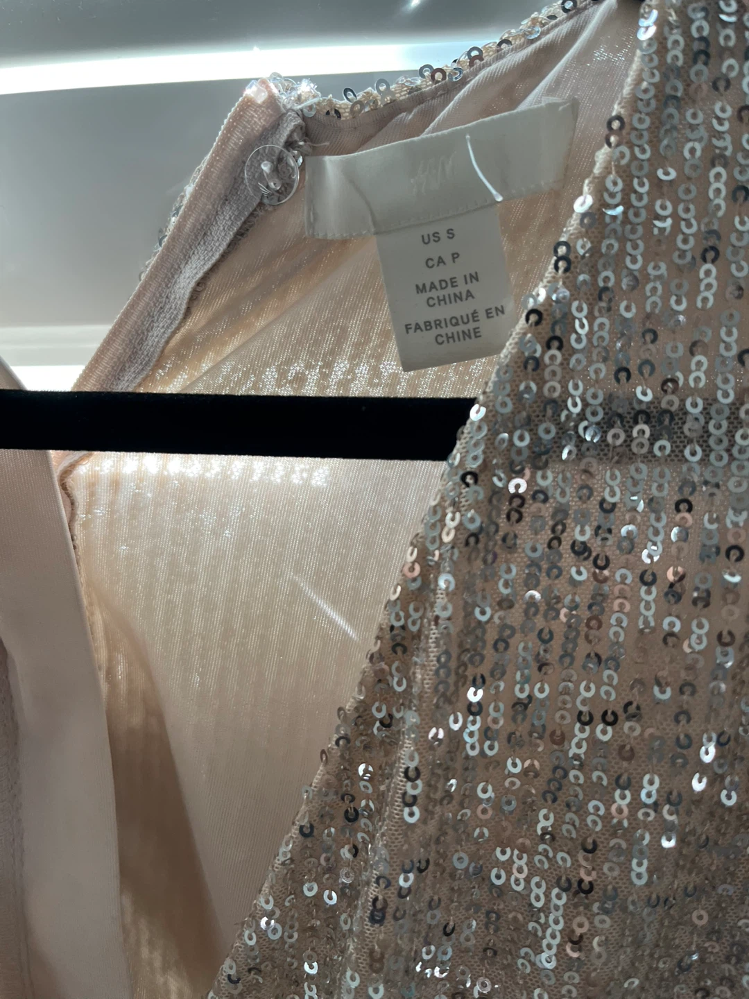 H&M Sequin Wrap Dress Size S - photo 4