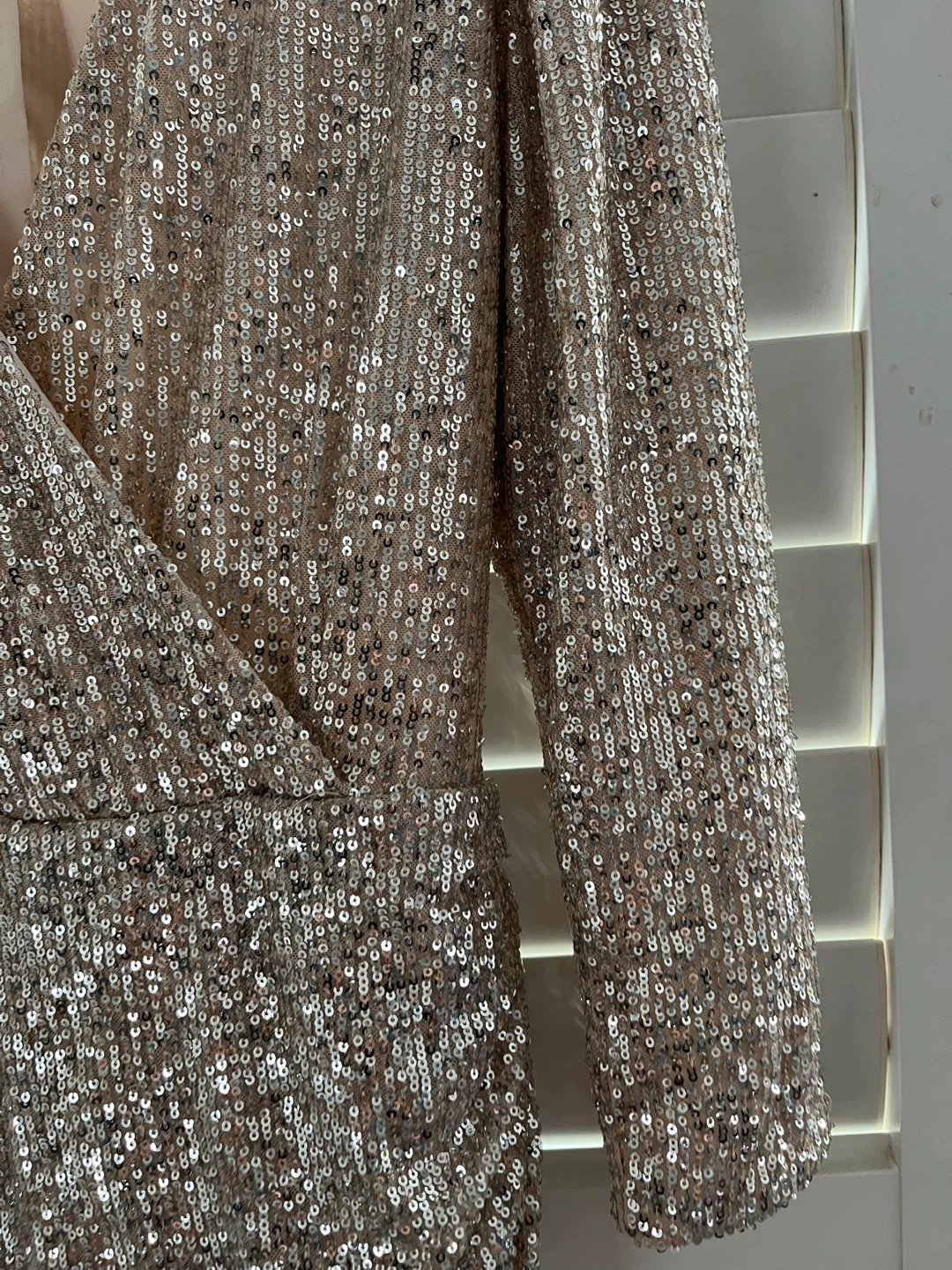 H&M Sequin Wrap Dress Size S - photo 5
