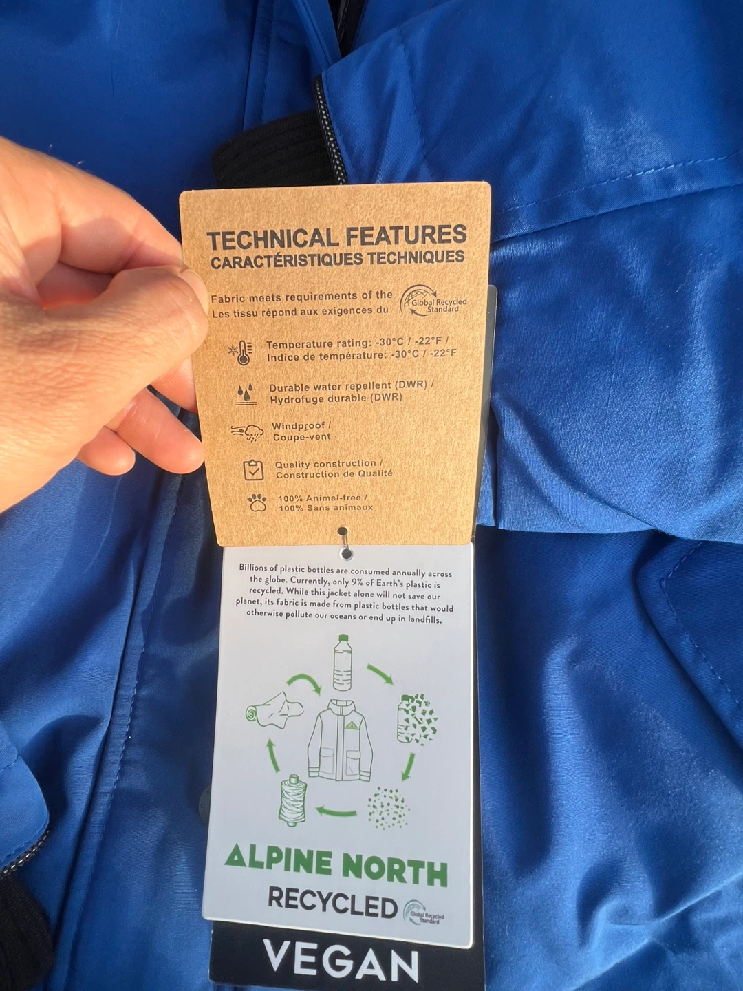 Alpine North Blue Winter Parka Jacket - photo 5
