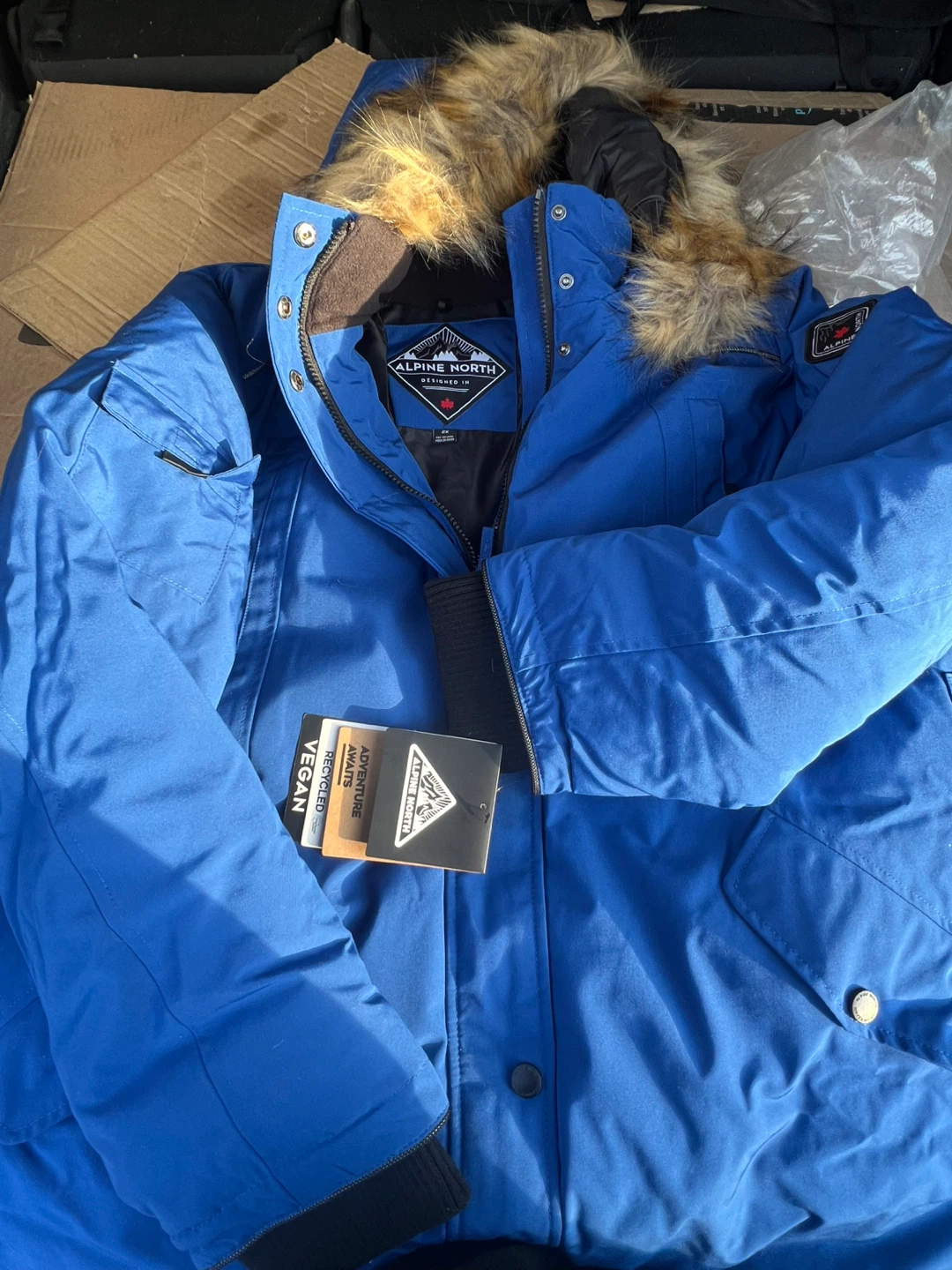 Alpine North Blue Winter Parka Jacket - photo 2