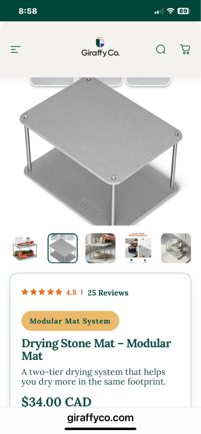 Brand New - Drying Mat - Modular Mat System