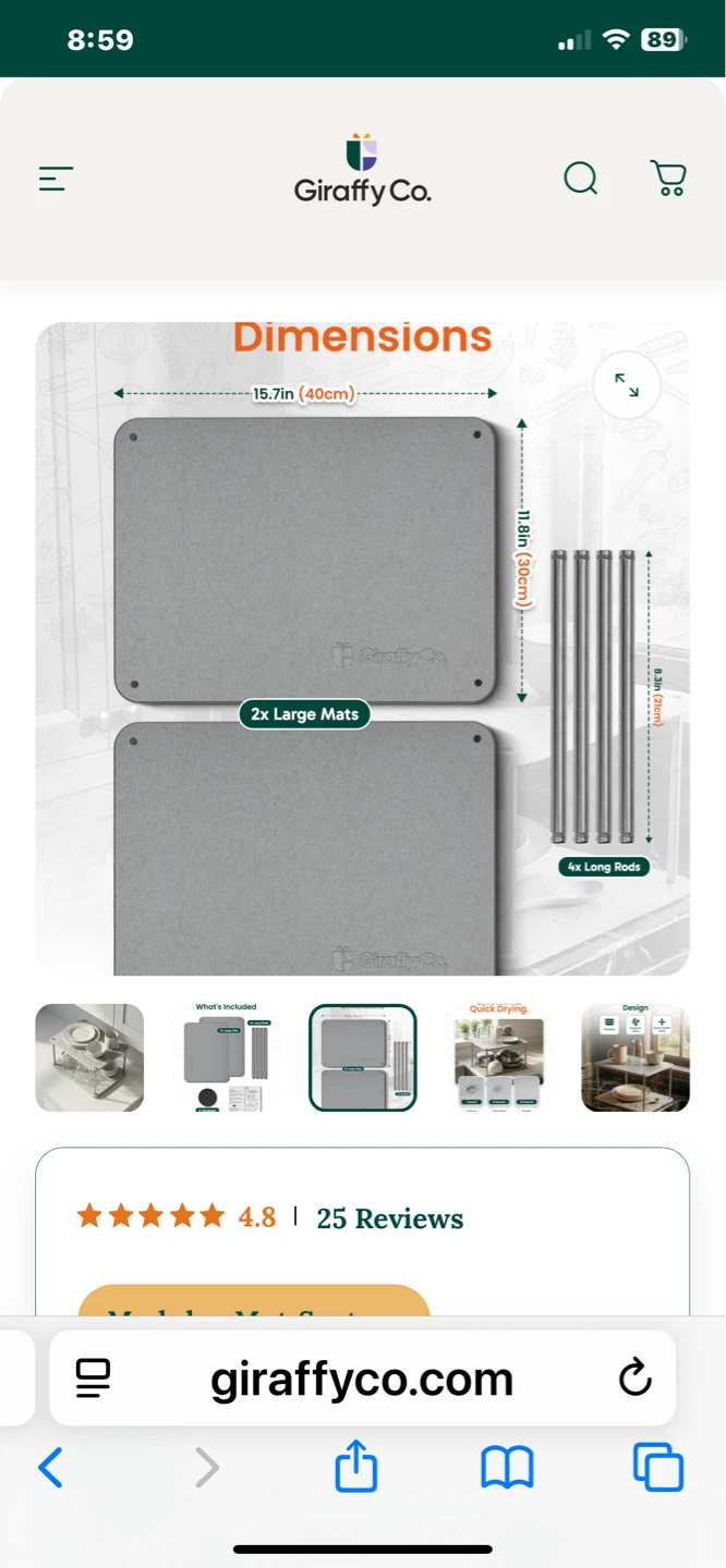 Brand New - Drying Mat - Modular Mat System - photo 3