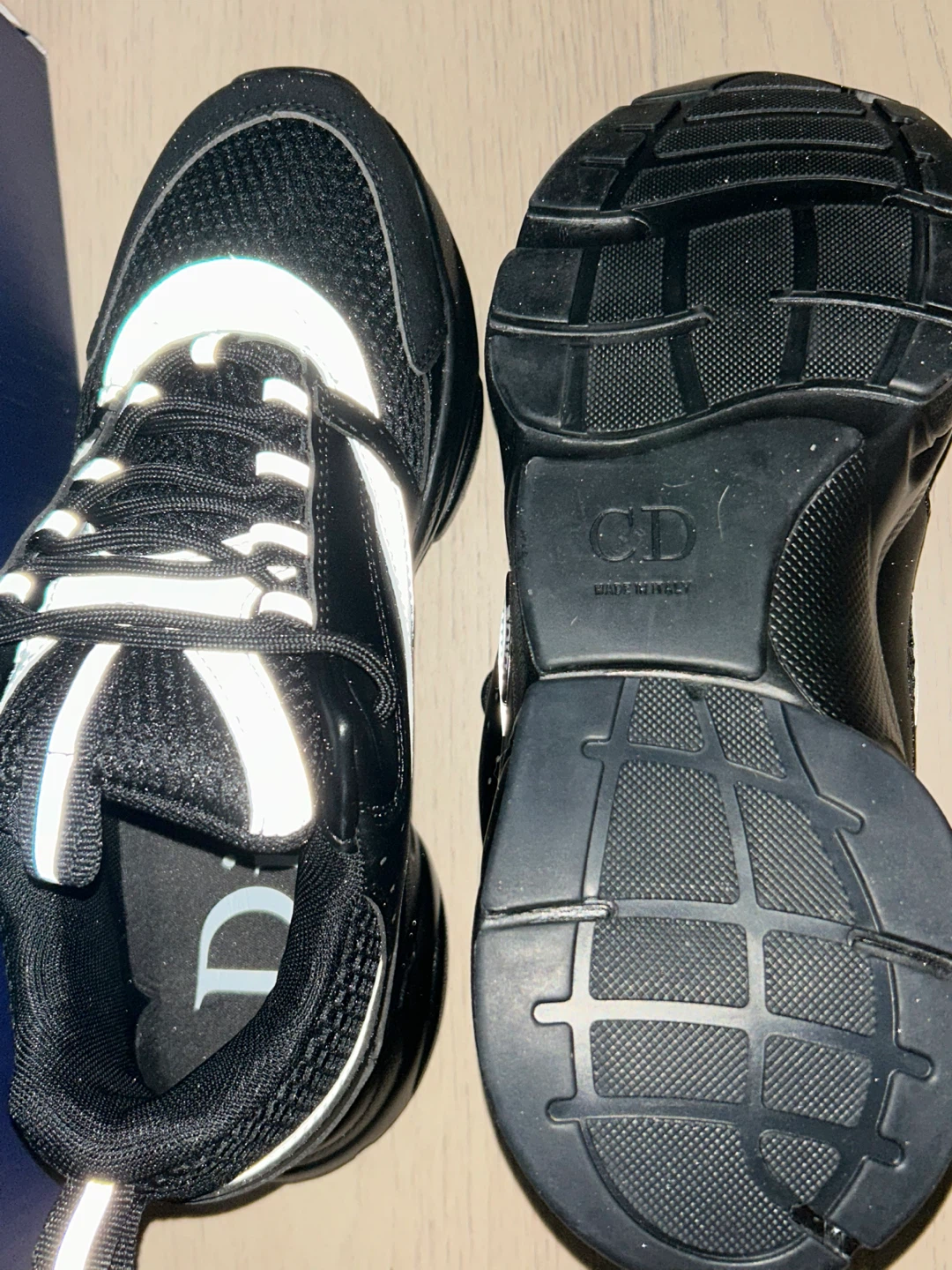 Dior Black B22 Sneakers reflective - photo 3