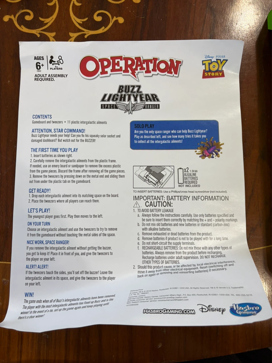 Operation Buzz Lightyear Space Ranger Game - photo 5
