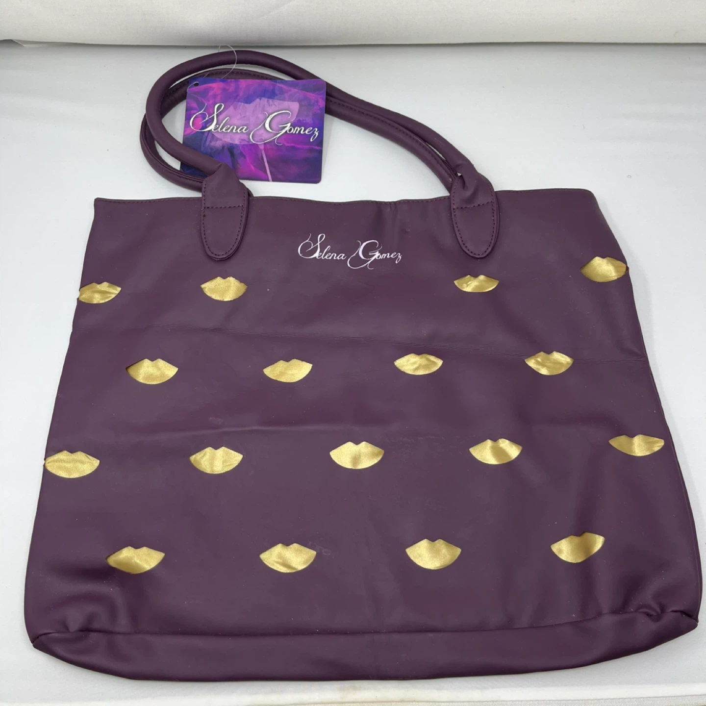 Selena Gomez Tote Bag - Purple