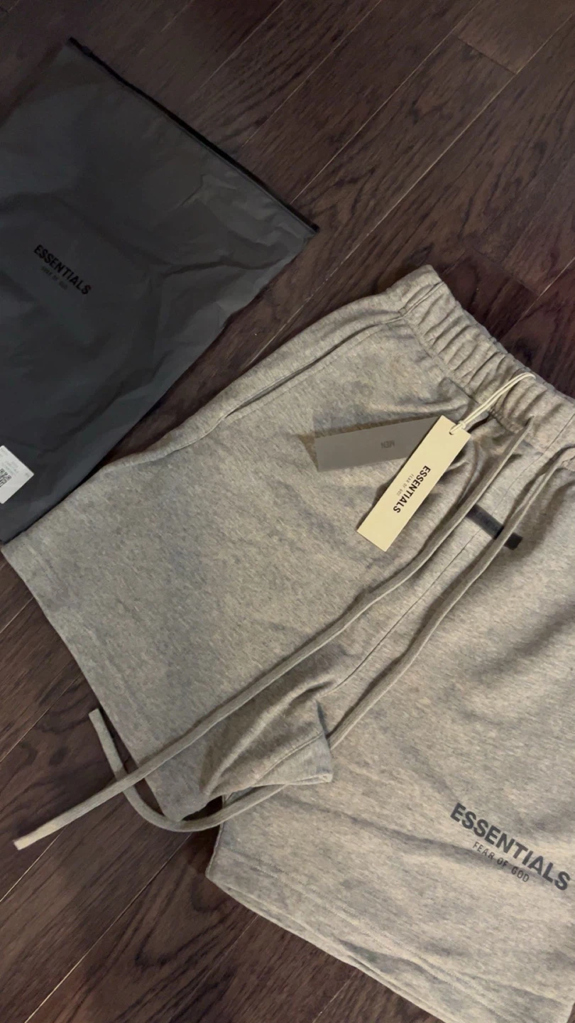 ESSENTIALS Fear of God Grey Sweat Shorts