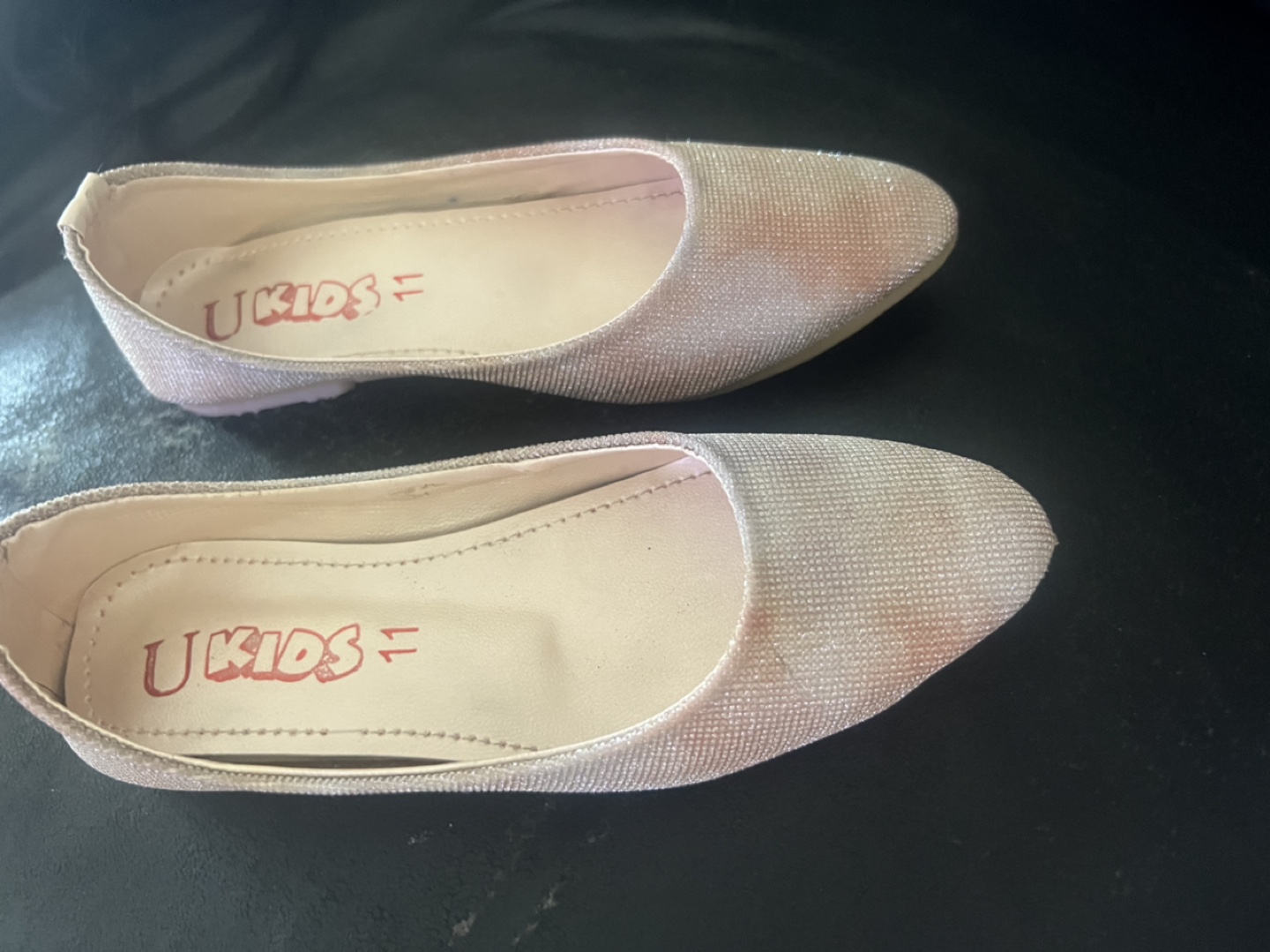 U Kids Glitter Ballet Flats Size 11 - photo 3