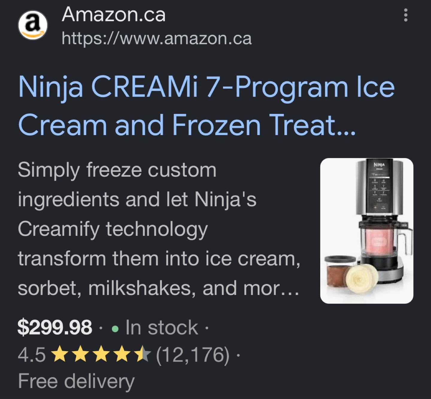 *NEW* BLACK & SILVER Ninja CREAMi Ice Cream Maker - photo 3