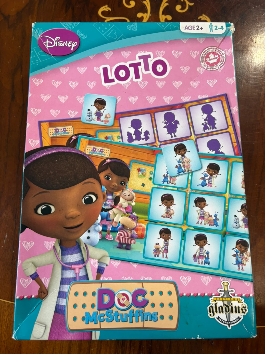 Doc McStuffins Lotto Game