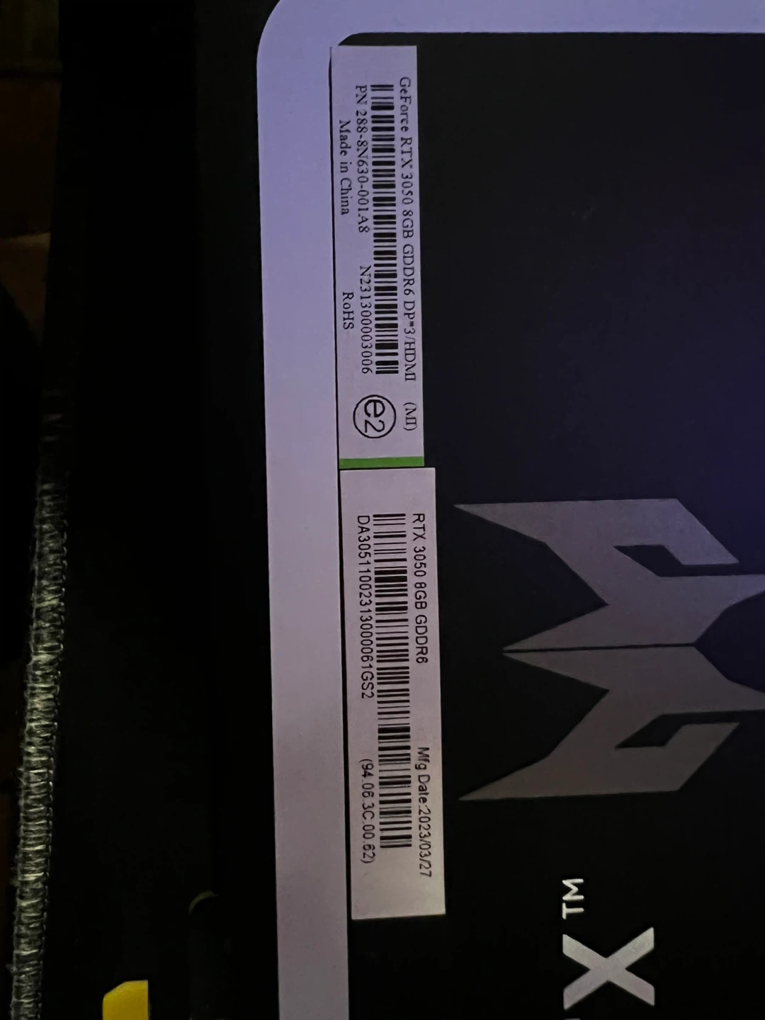 GeForce RTX 3050 8GB GDDR6 Graphics Card - photo 4