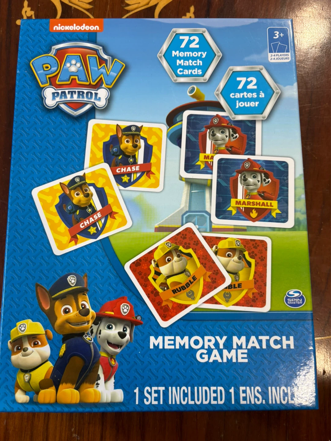 Nickelodeon Paw Patrol Memory Match Game