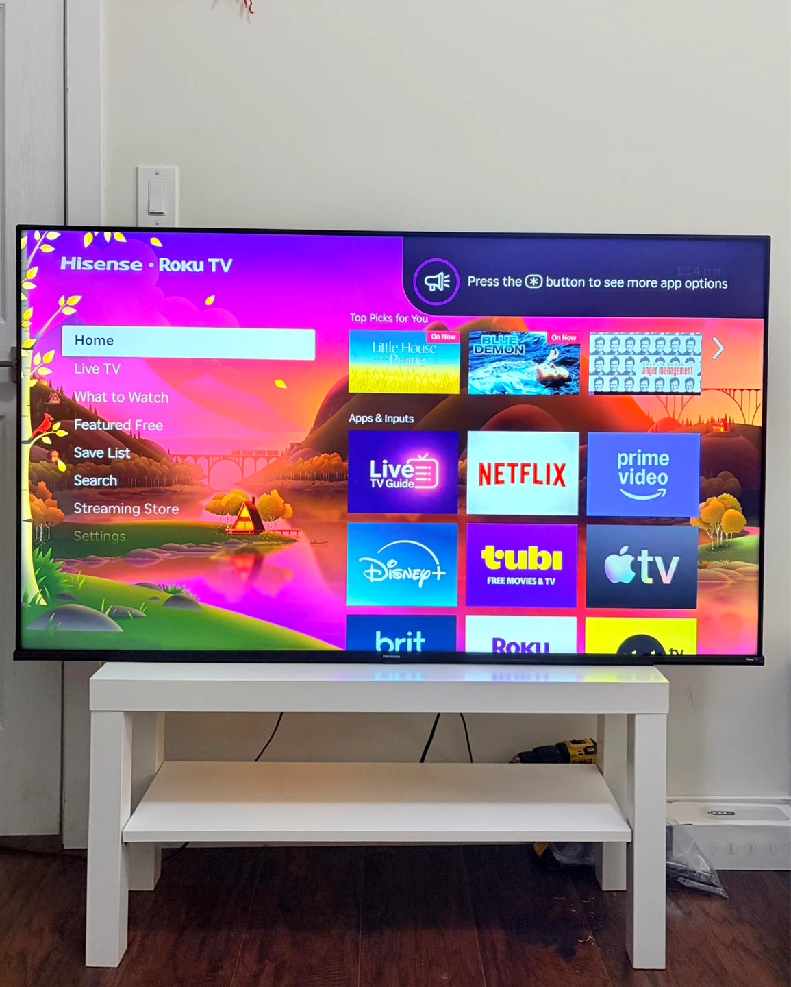 55” Hisense Roku TV