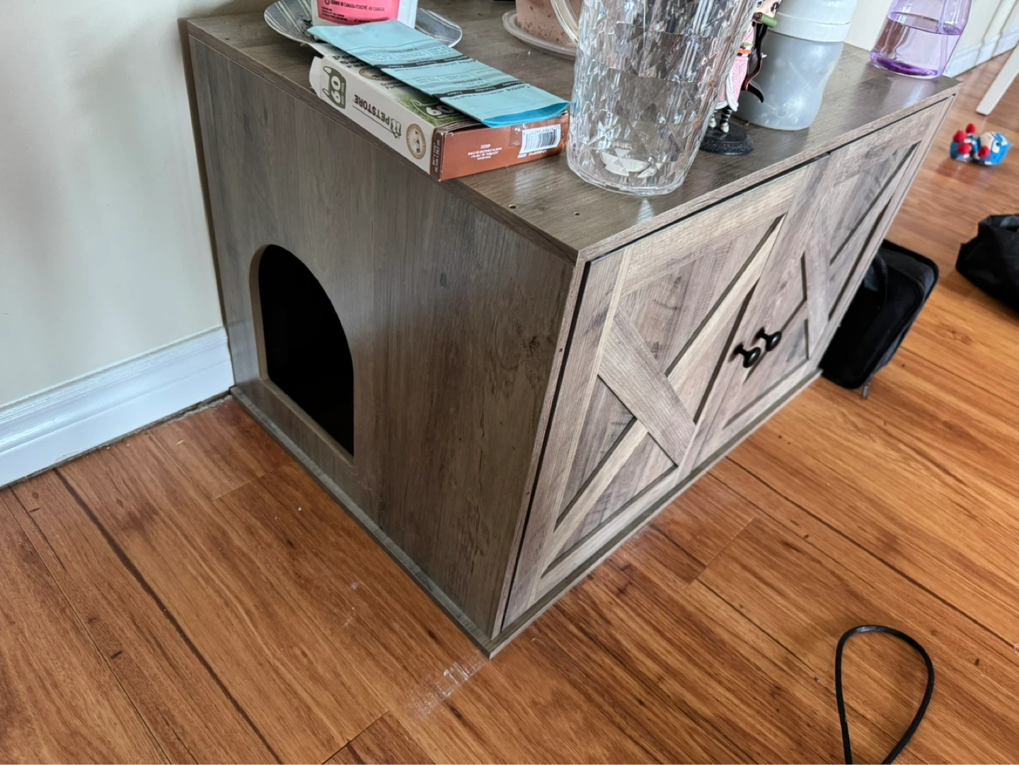 Wooden Pet Litter Box Enclosure - photo 2