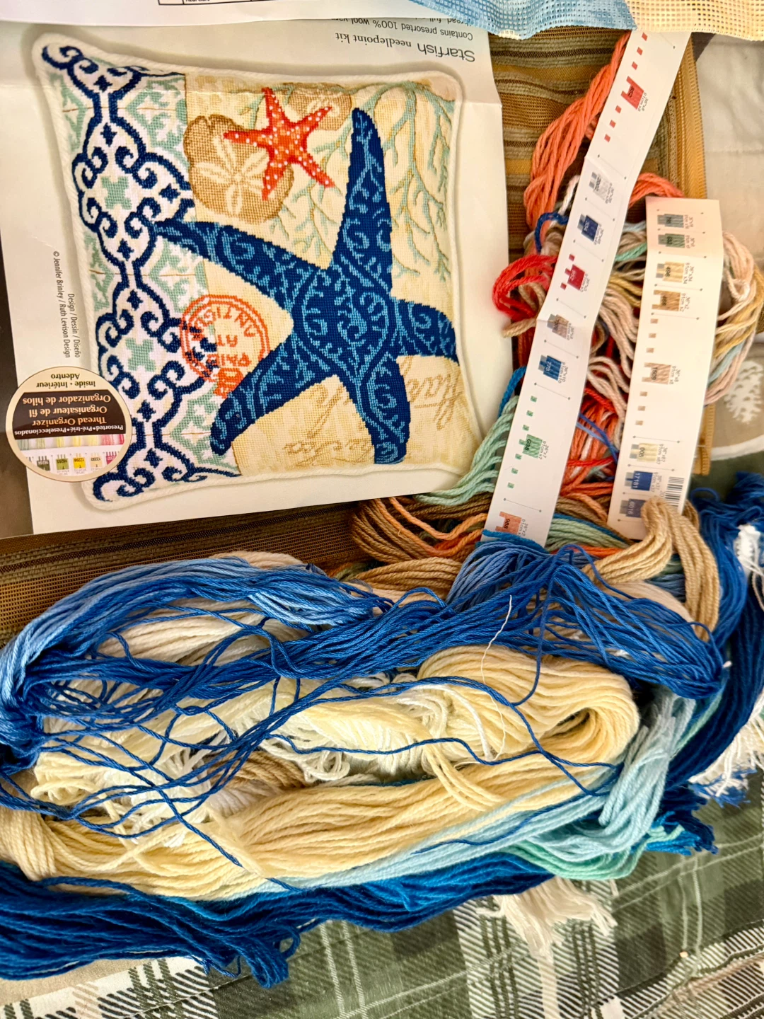 Dimensions Starfish Needlepoint Kit