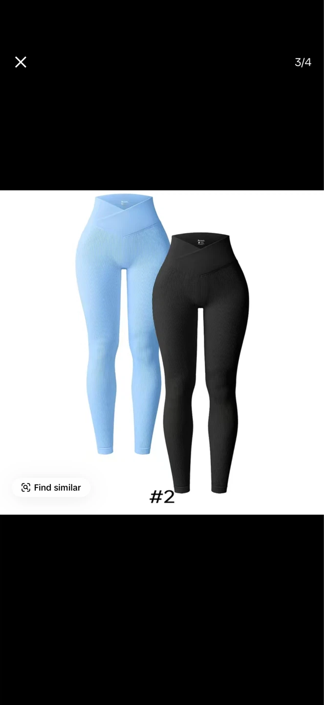 Ribbed High Waist Leggings - photo 3