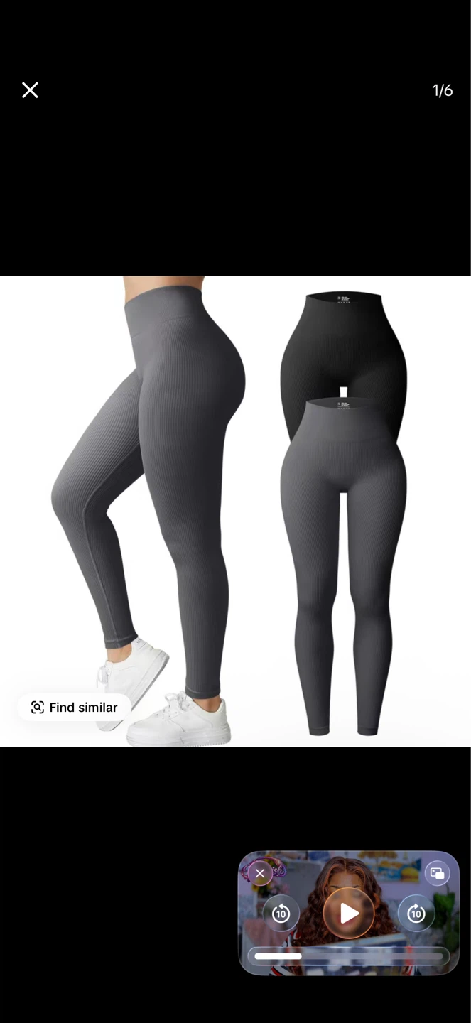 Ribbed High Waist Leggings - photo 2