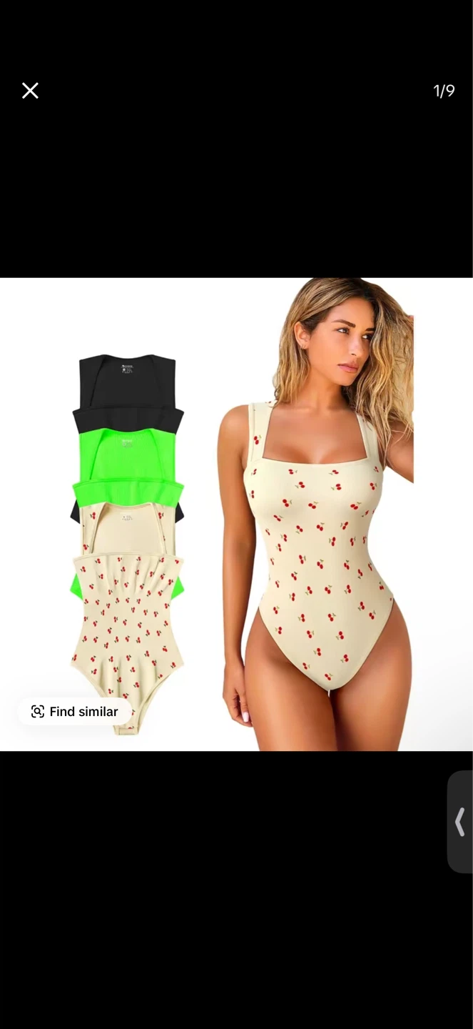Women's Ribbed Bodysuit 3-Pack - photo 3