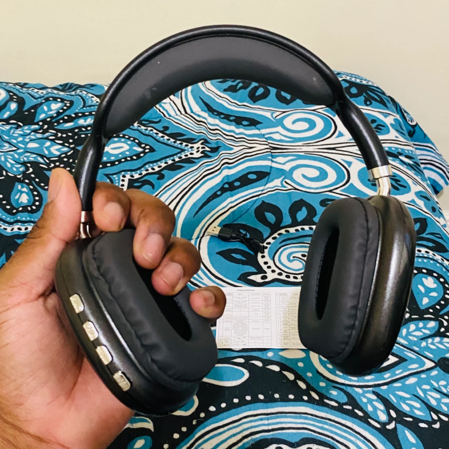 P9 Pro Max Wireless Headphones – (Black) - photo 3