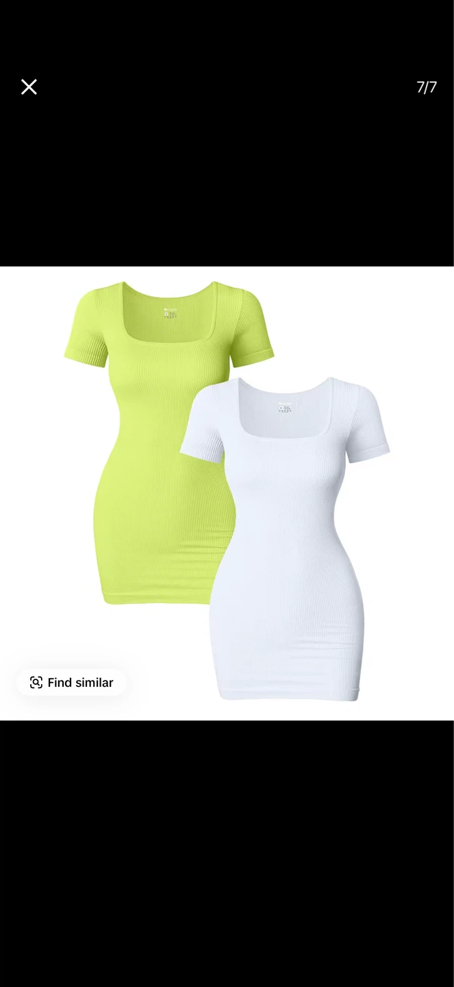 Ribbed Knit Mini Dress - 2 Pack - photo 4