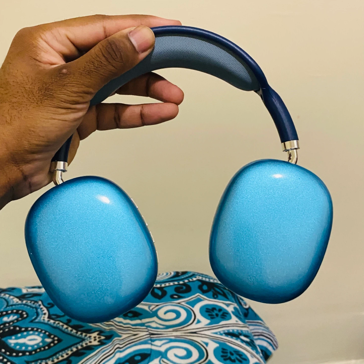 P9 Pro Max Wireless Headphones – (Blue) - photo 2