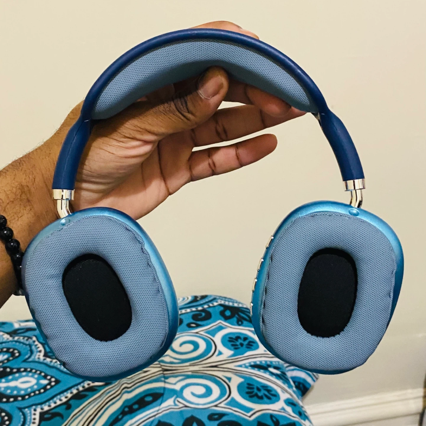 P9 Pro Max Wireless Headphones – (Blue) - photo 4