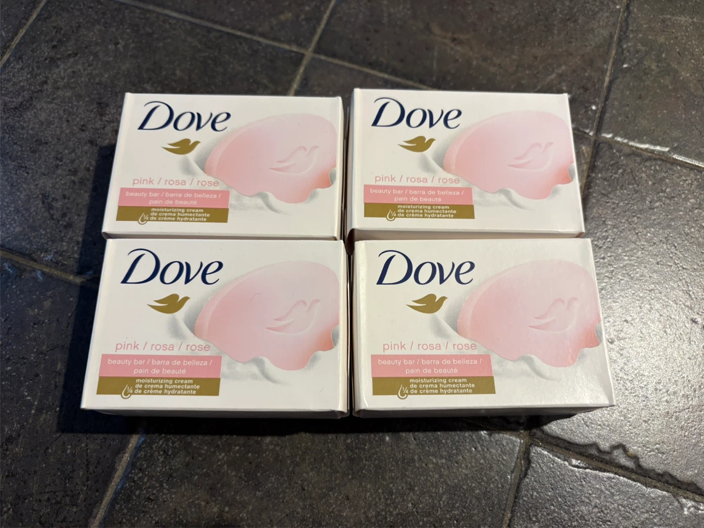 Dove Pink Beauty Bar Soap - 4 Pack