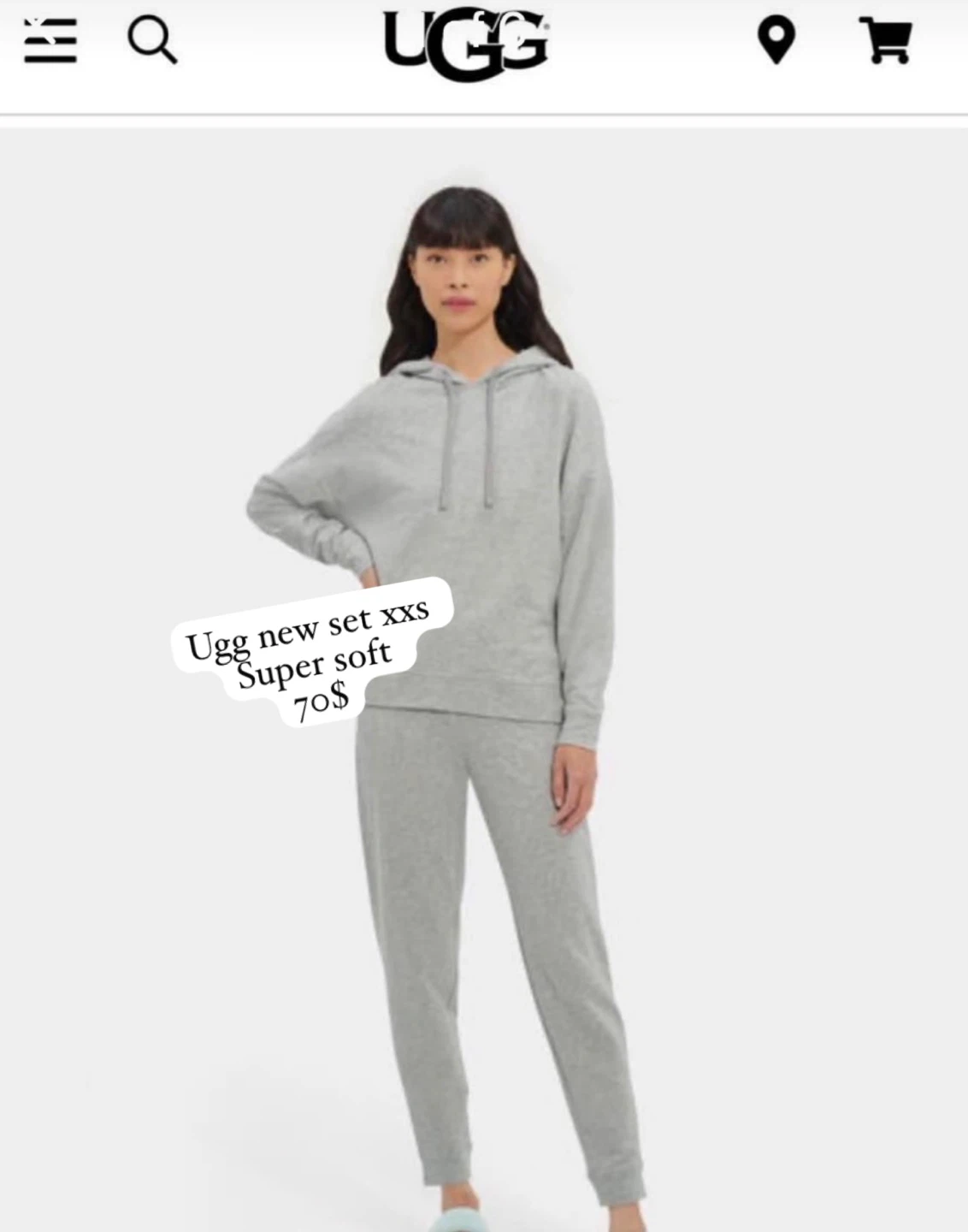 Ugg New Set XXS Super Soft Grey