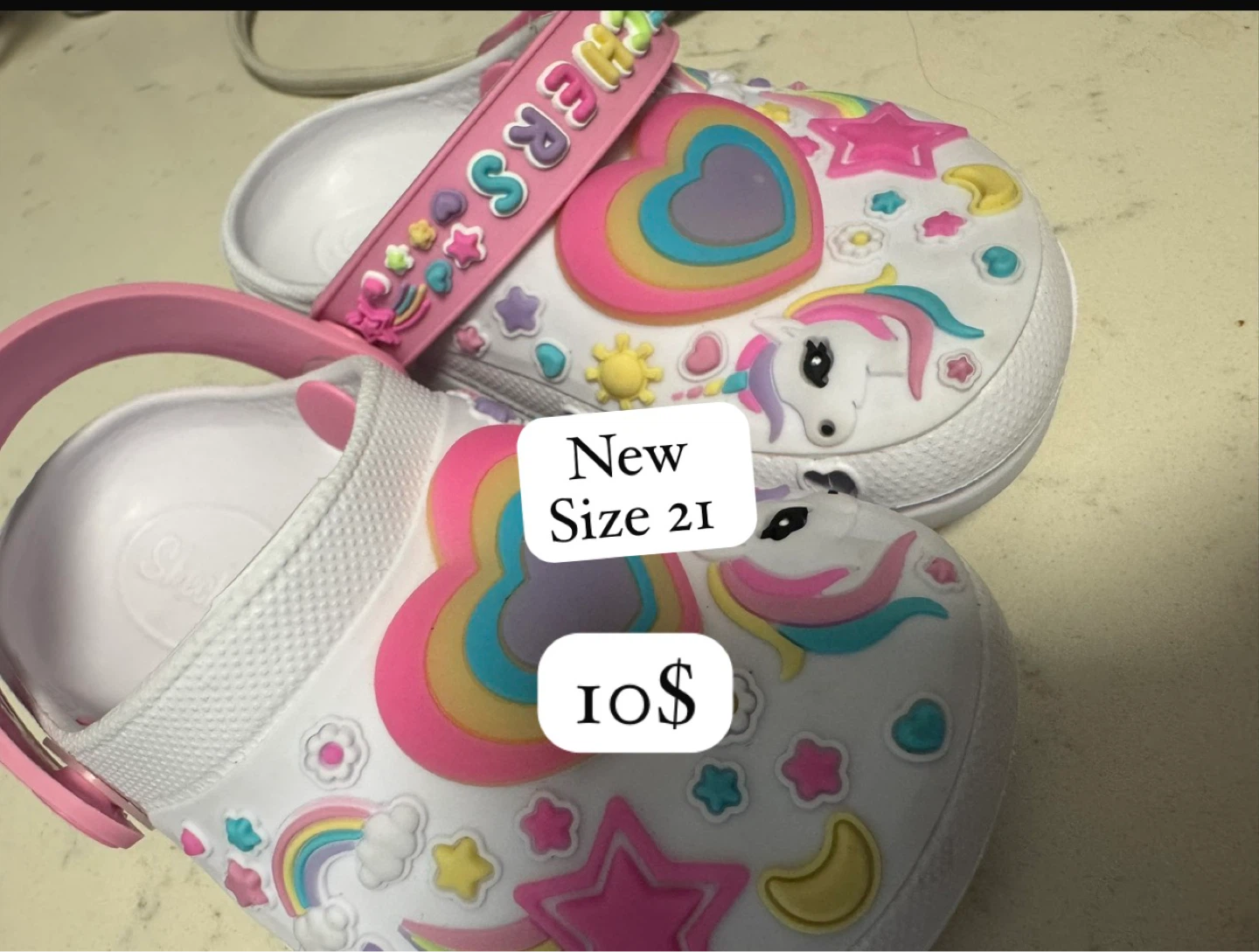 Skechers Unicorn Clogs Size 21