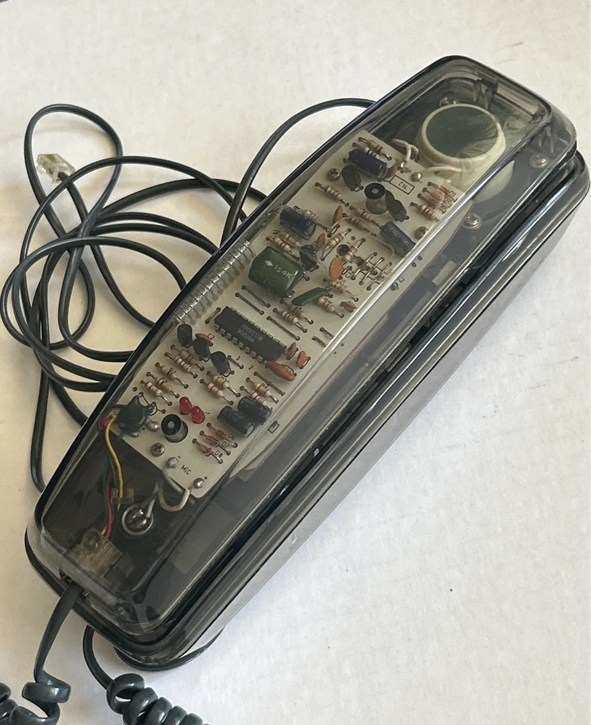 Clear Smoky Grey Retro Lone Star Telephone - photo 5