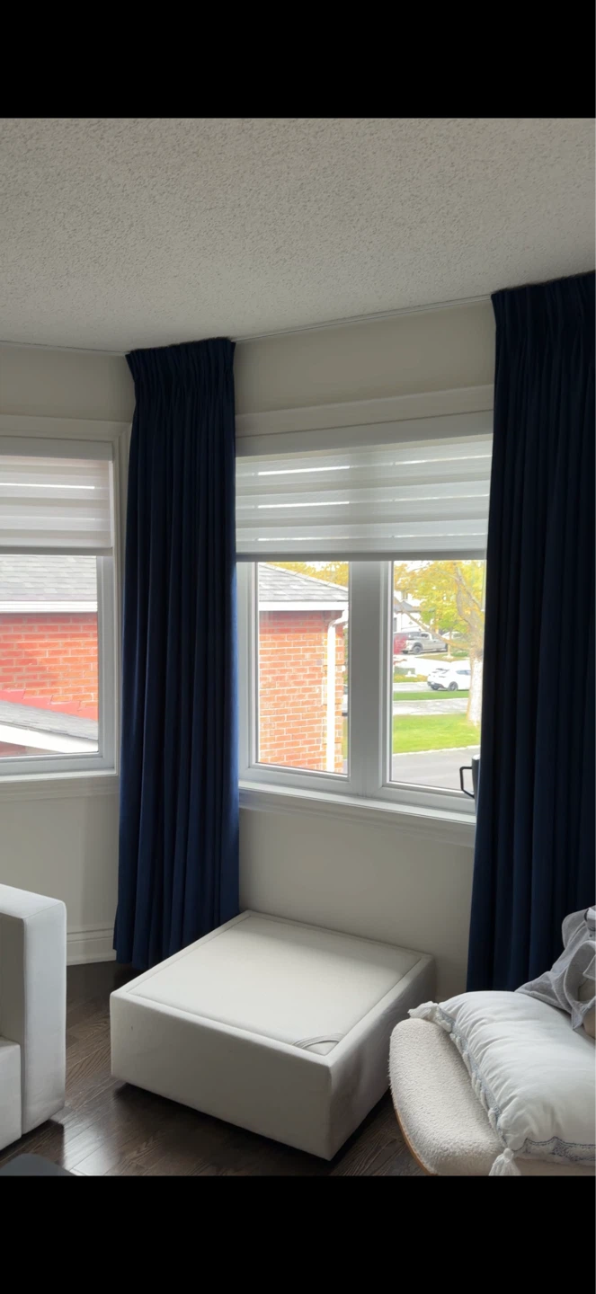 Blackout Curtains Navy Blue Custom Made Canadian-Huge Reduction