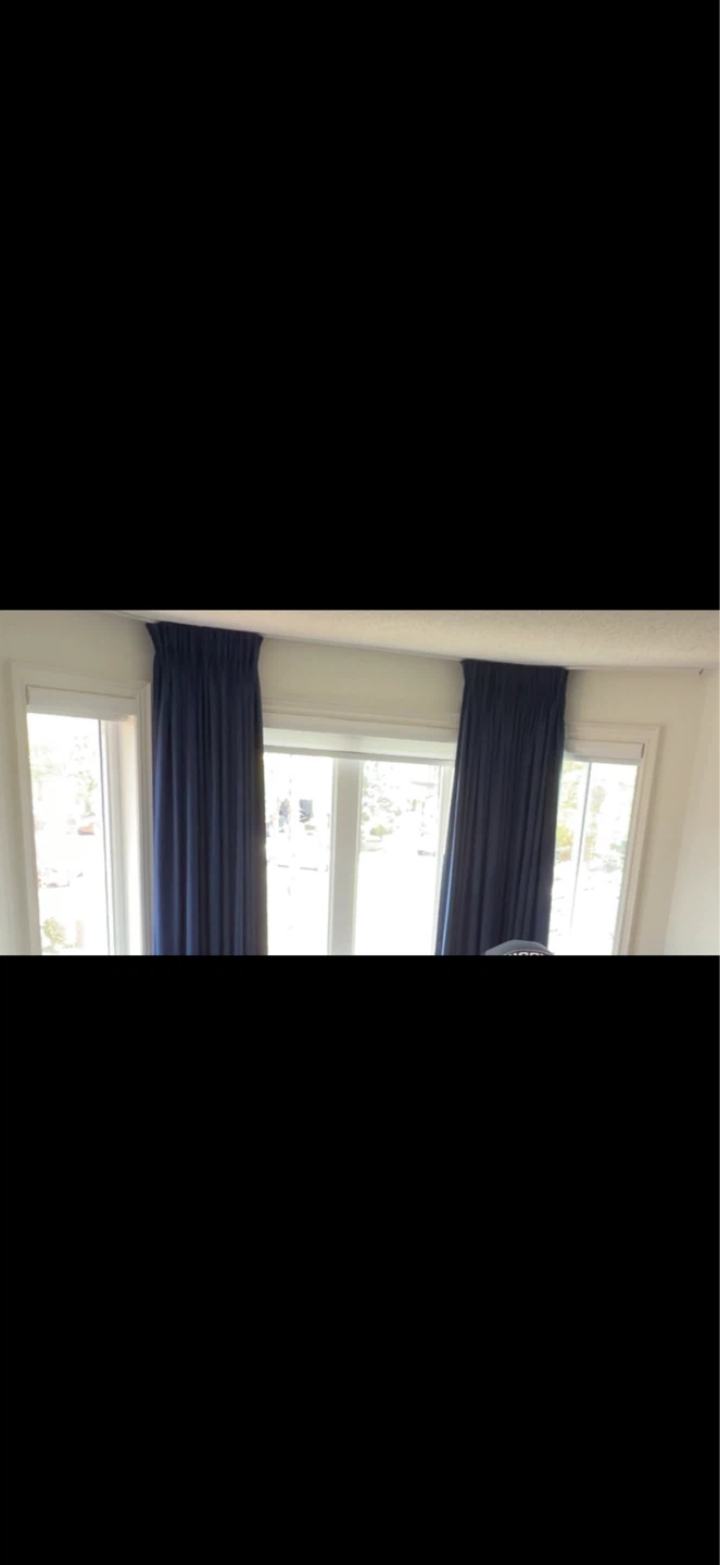 Blackout Curtains Navy Blue Custom Made Canadian-Huge Reduction - photo 2