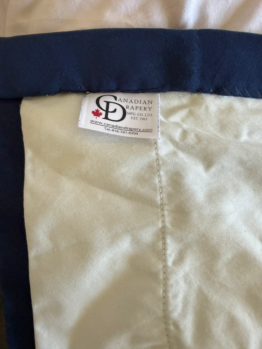 Blackout Curtains Navy Blue Custom Made Canadian-Huge Reduction - photo 4