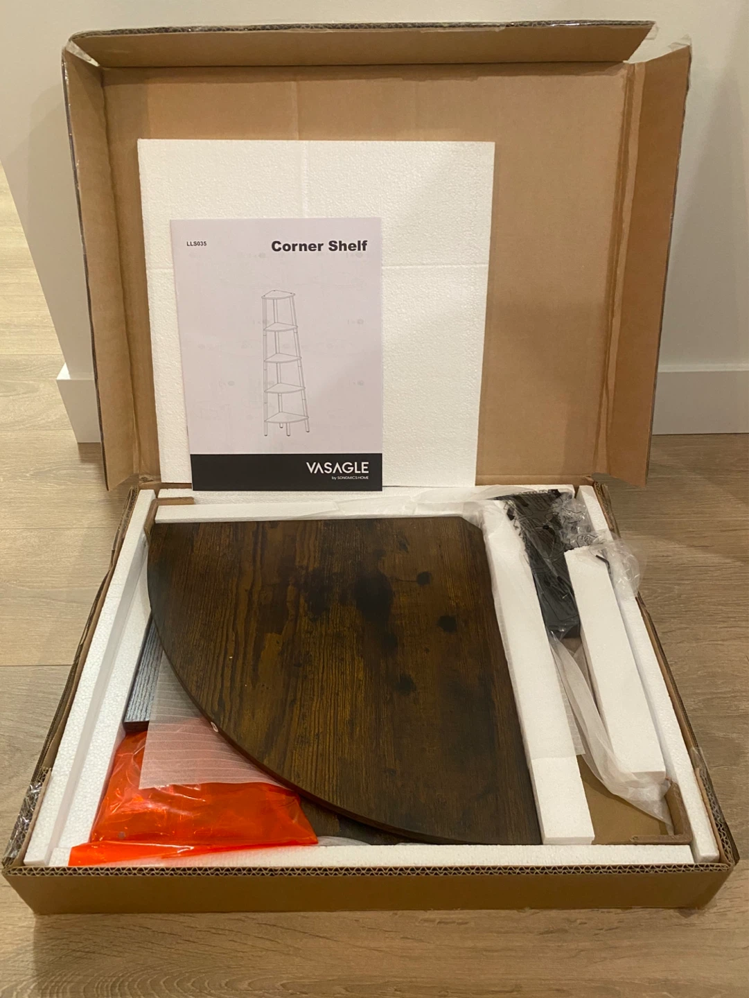 5-tier Corner Shelf - Brand New, not assembled - photo 3