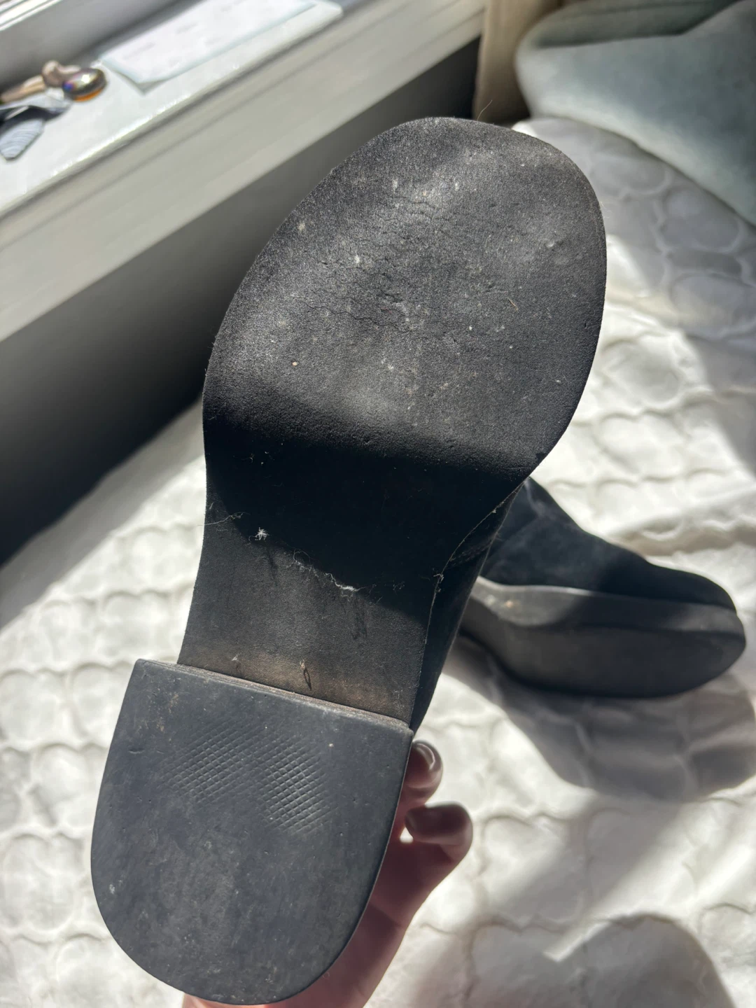 Hush Puppies Black Suede Loafers - photo 3