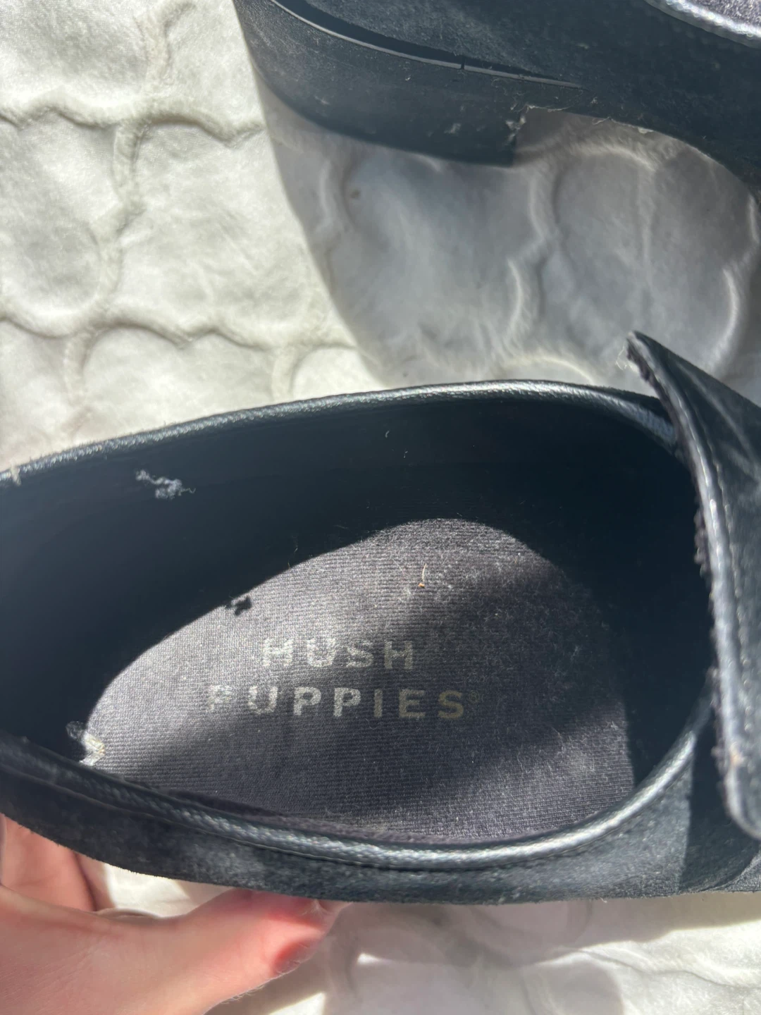 Hush Puppies Black Suede Loafers - photo 4