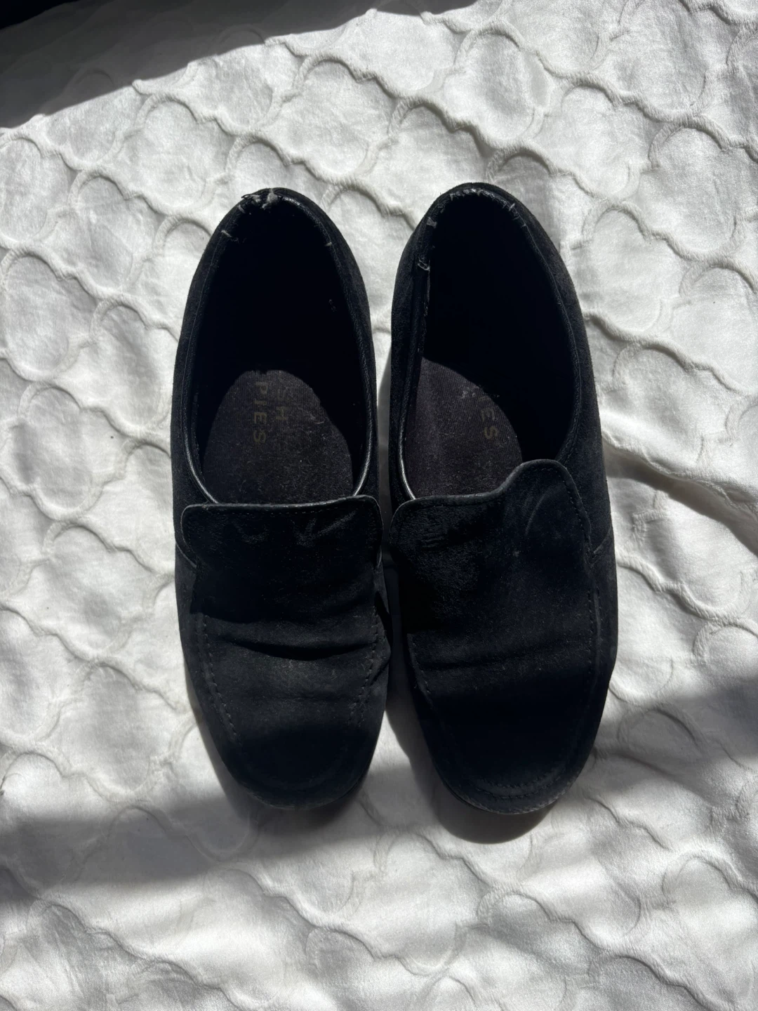Hush Puppies Black Suede Loafers - photo 5