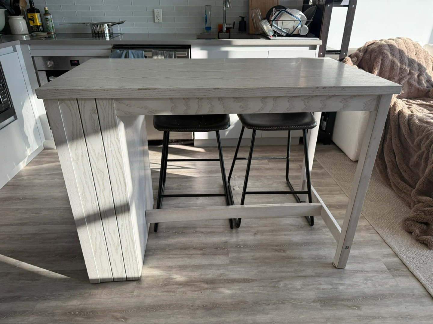 Counter height island