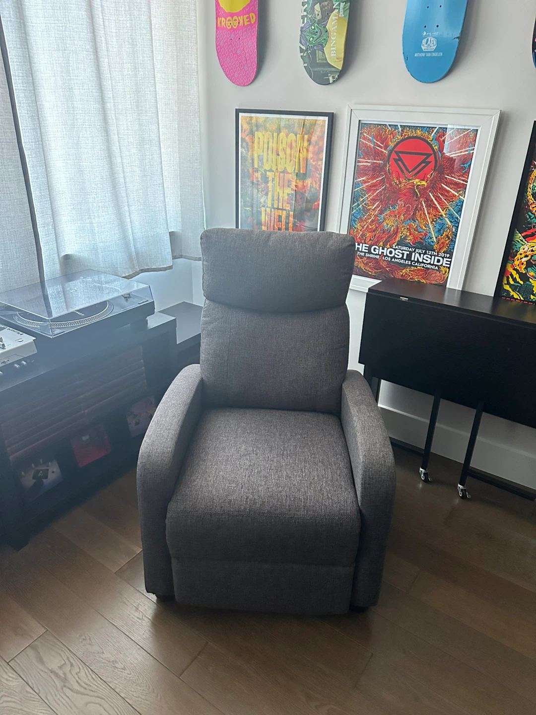 Gray Massage Recliner - photo 2