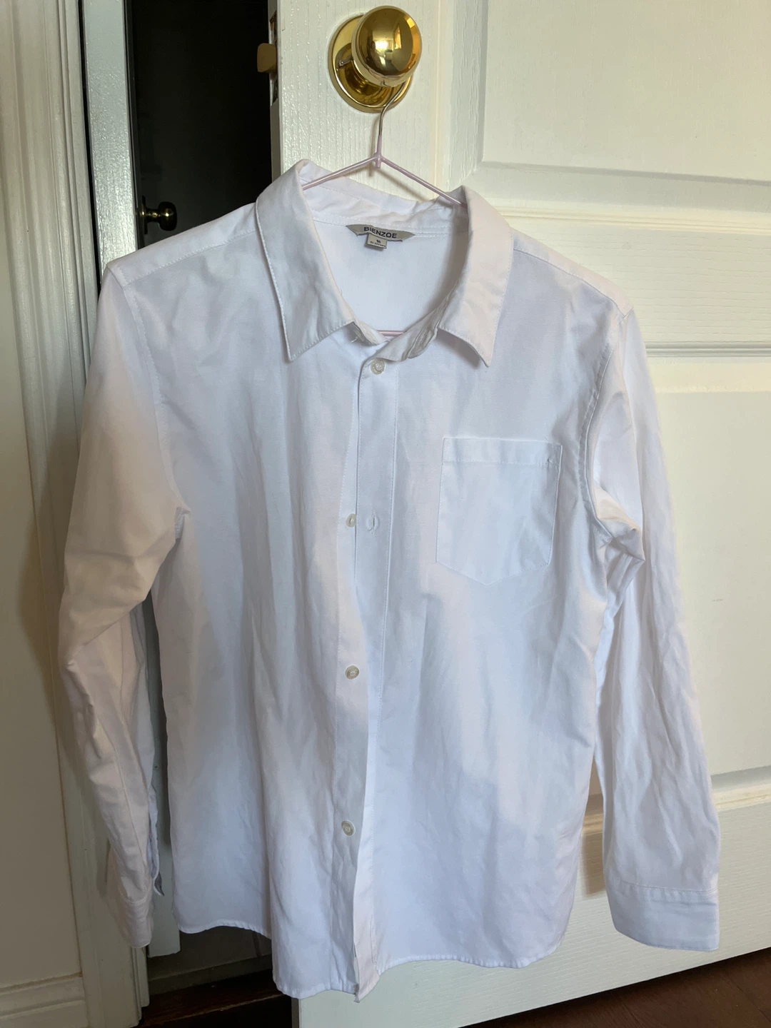 BENZOO White Button-Up Shirt